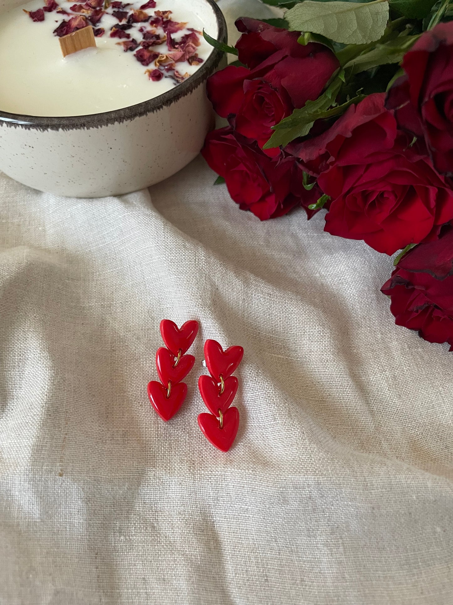 Boucles 3 cœurs