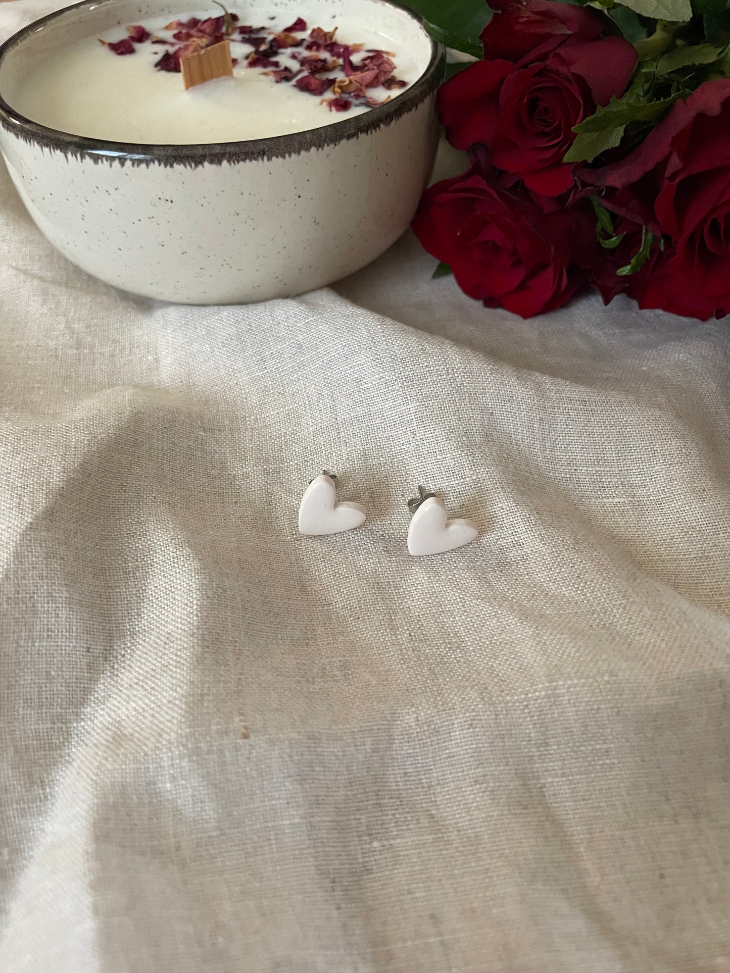 Puces d’oreilles mini cœur