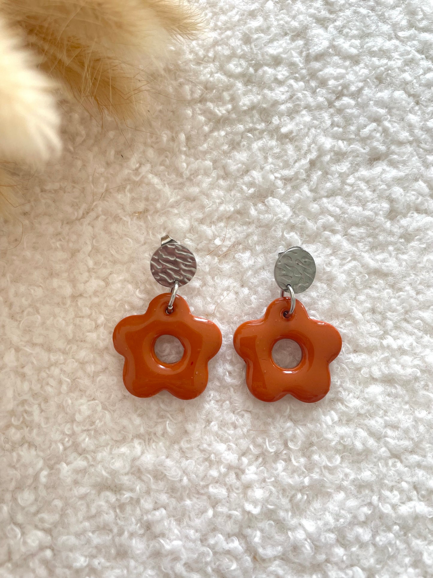 Boucles fleurs Pumpkin