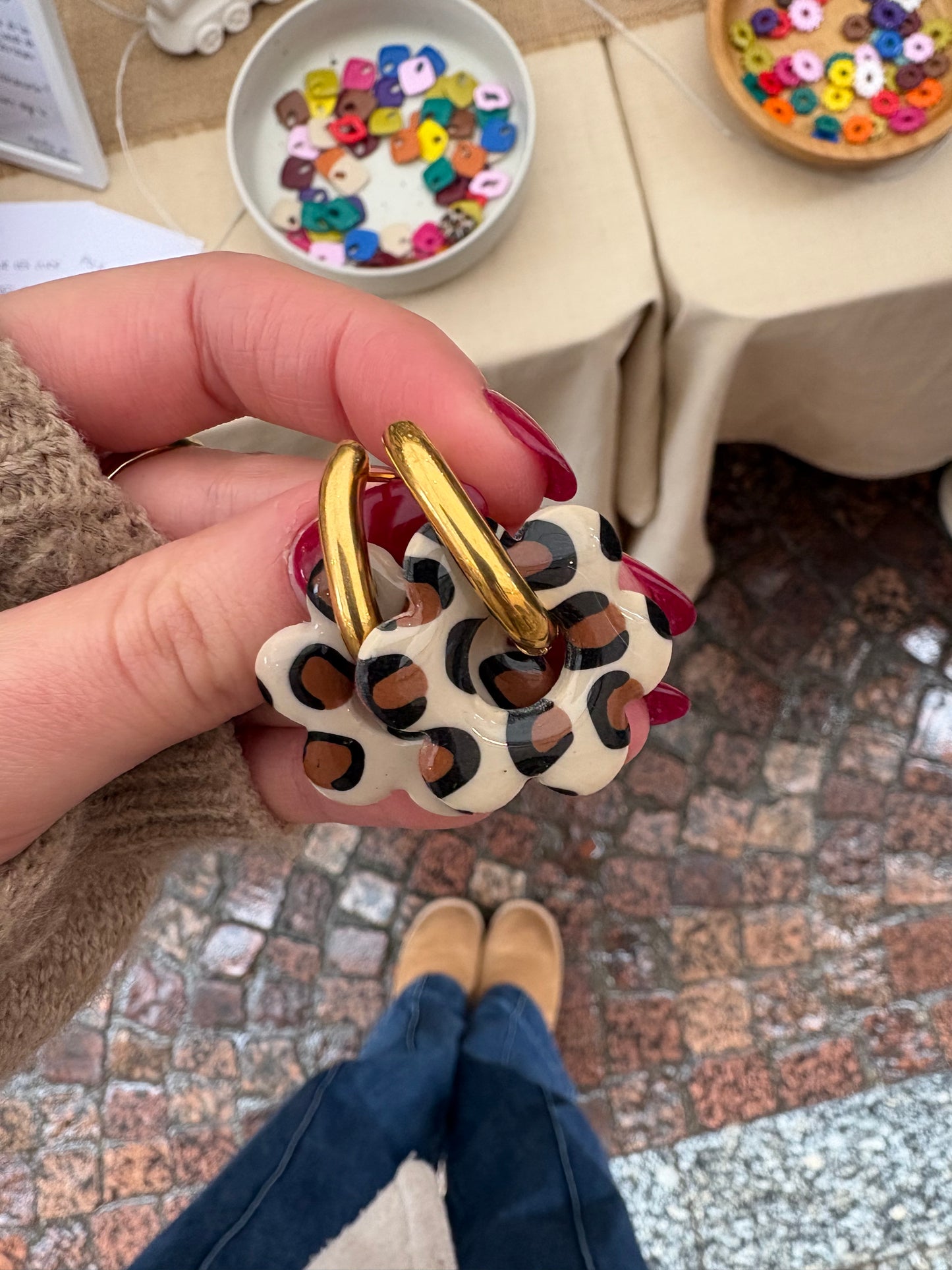 Pampilles grande fleur léopard