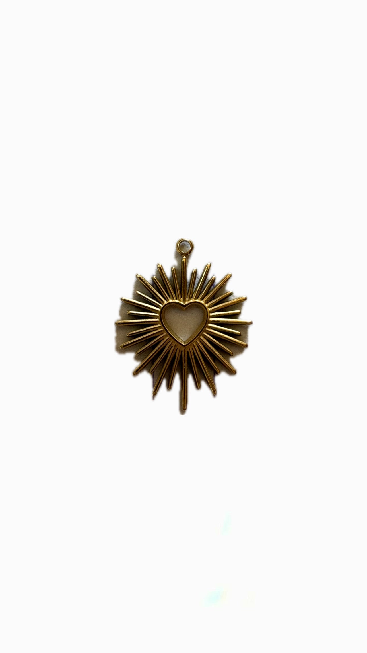 16- Charm Cœur soleil