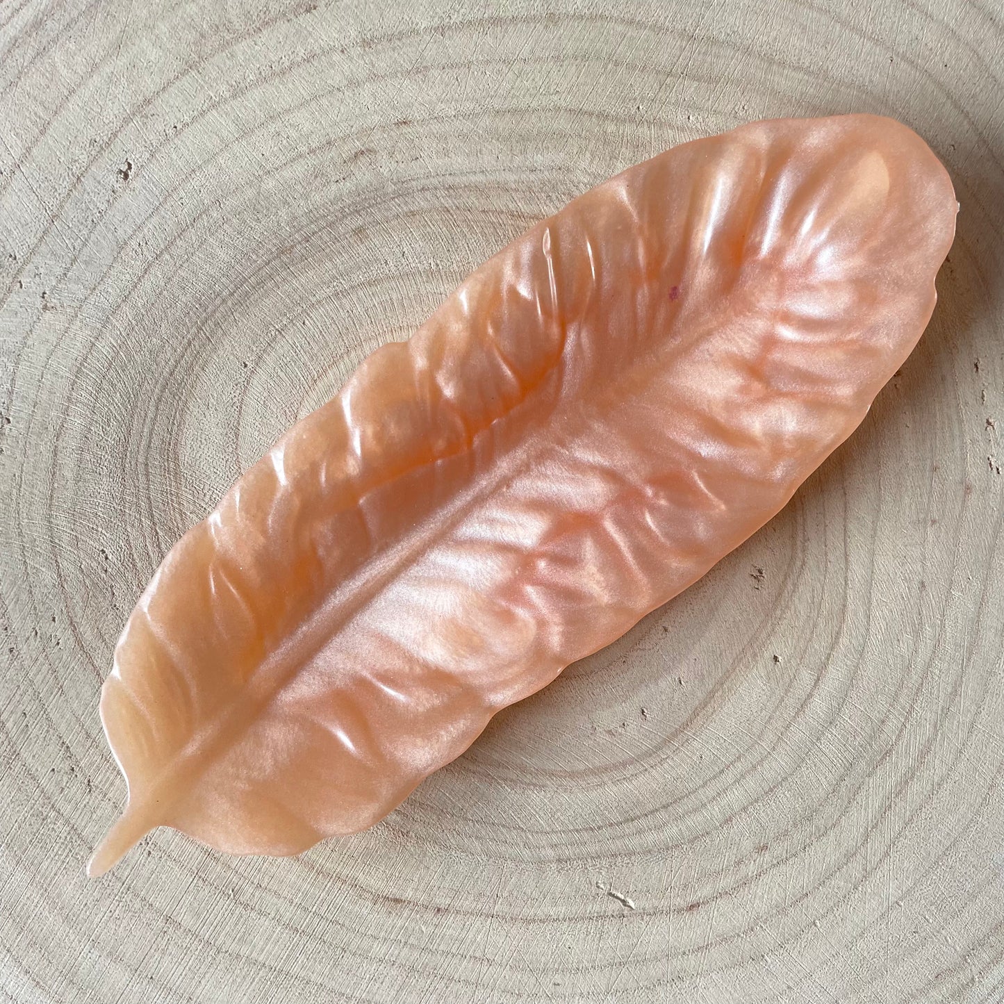 Vide poche plume rose