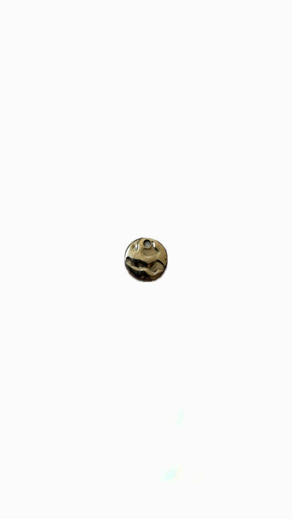35- Charm Médaillon 8mm (texturé)