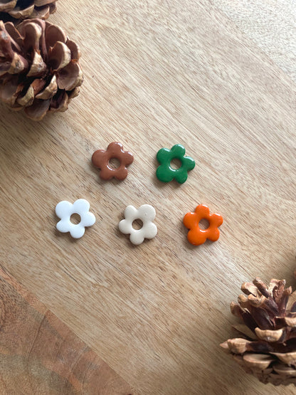 Créoles interchangeables petite fleur - Édition Automne/Hiver