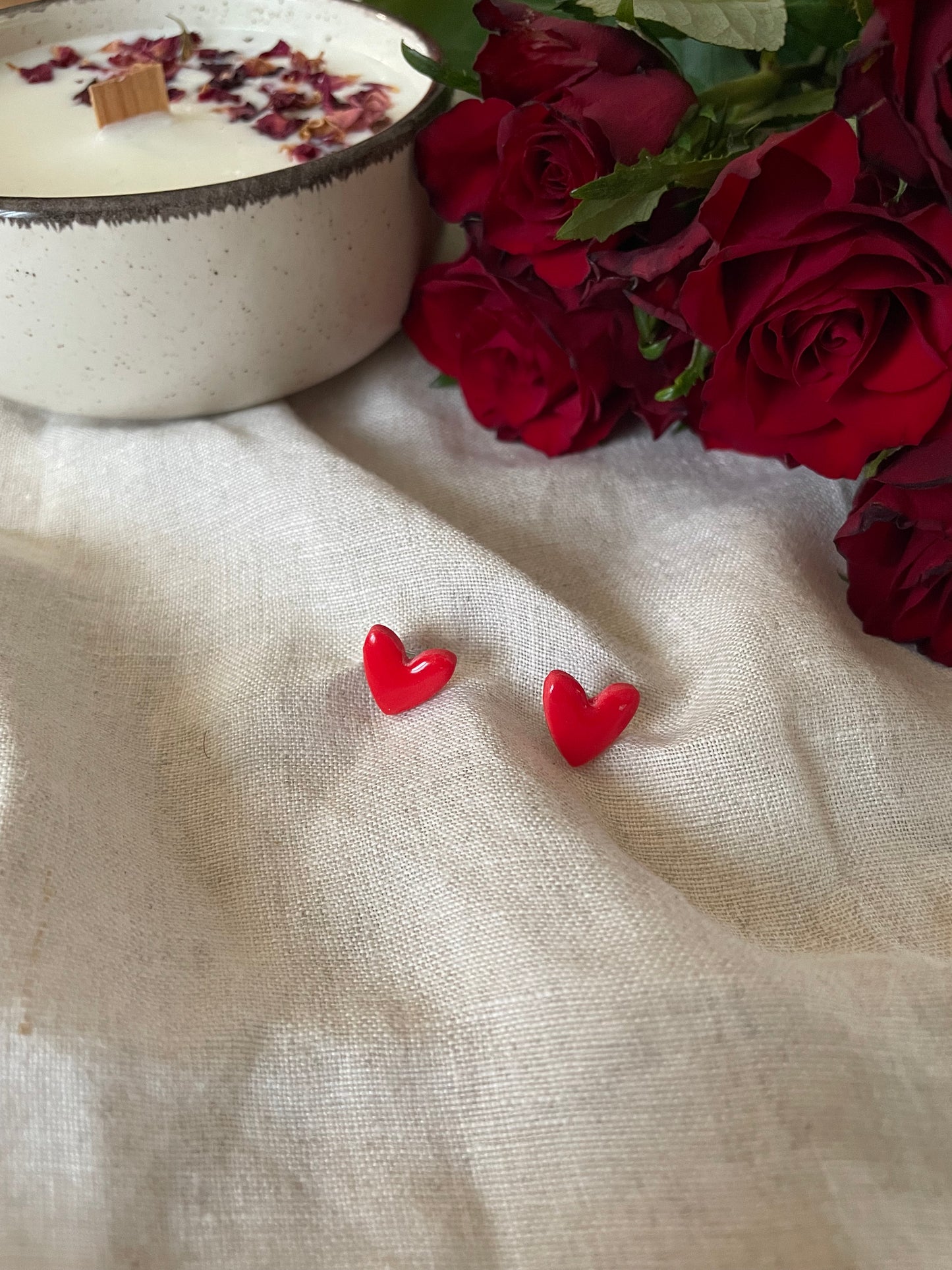 Puces d’oreilles mini cœur