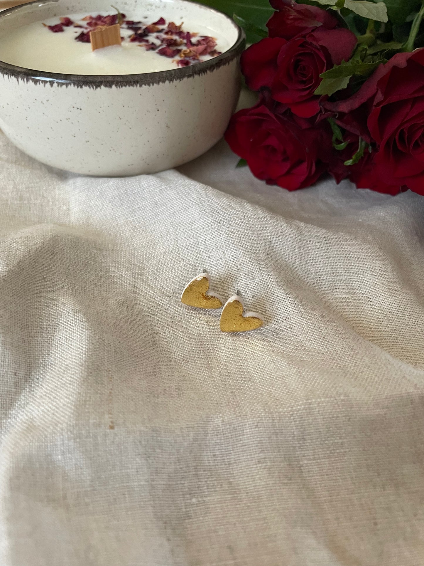 Puces d’oreilles mini cœur