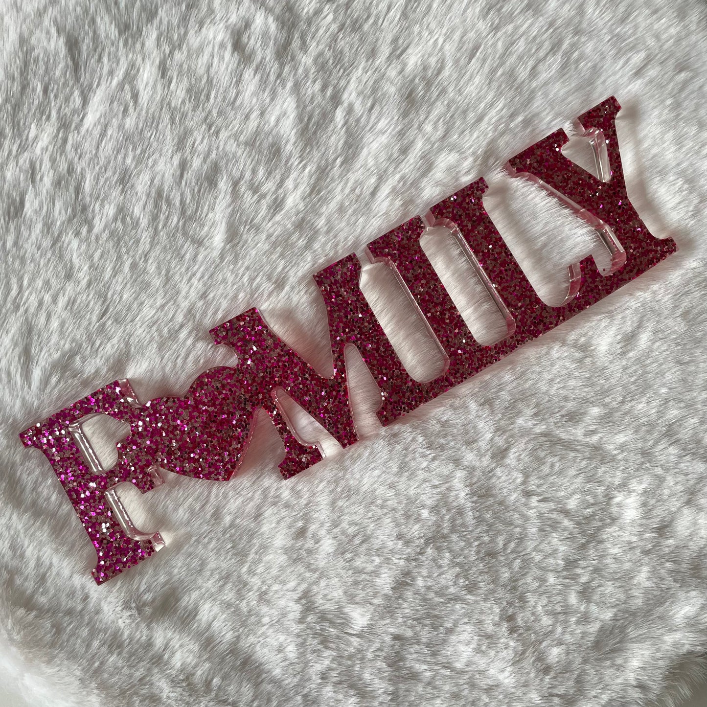 FAMILY rose paillettes